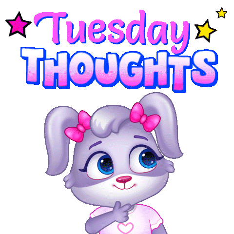 Tuesday Morning Sticker by Lucas and Friends by RV AppStudios