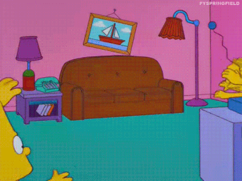 couch gag GIF