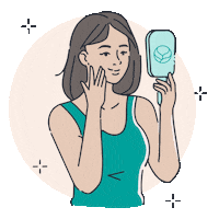 Make Up Girl Sticker by Mineral Botanica