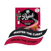 RajahSouthAfrica curry spices rajah all in one Sticker