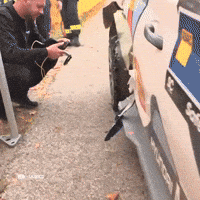 Flat Tire Wow GIF by FIA World Rally Championship