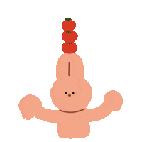 friends_gggm friends tomato 프렌즈 토마토 Sticker