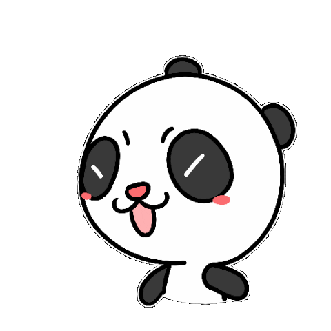 panda hello Sticker