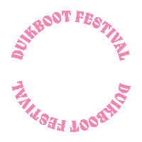 Roze Sticker by Duikboot Festival