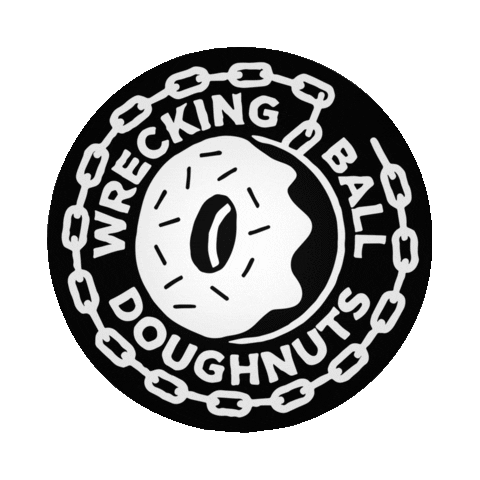 Doughnut Dundee Sticker by Wrecking Ball Doughnuts