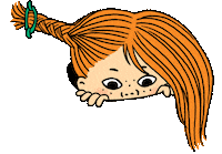 Pippi Longstocking Sticker by Astrid Lindgren Official