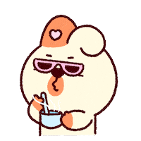 HOZAZA cool coffee kawaii relax Sticker