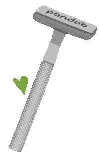 Safety Razor Shaving Sticker by pandoo