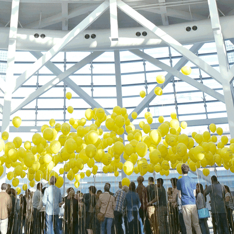 prudential balloons prudential pru GIF