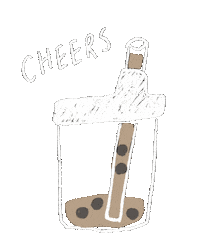 Cheers 珍珠奶茶 Sticker