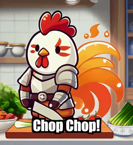 Chop Chop Cooking GIF by Zorooster