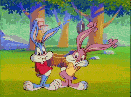 bunnies GIF