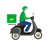 Delivery Sticker by FoodBeeper