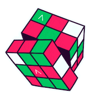 Rubiks Cube Sticker by Atera