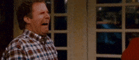 Movie gif. Will Ferrell as Brennan and John C Reilly as Dale in Step Brothers weep while sitting at a table.