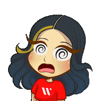 Girl What Sticker by Newpen
