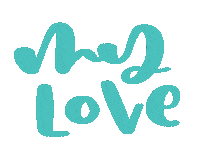 Love You Lettering Sticker