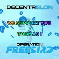 Crypto Thomas GIF by decentrelon