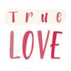 True Love Sticker by JOYERIAS  BIZZARRO