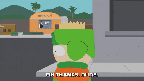 bart simpson thanks GIF by South Park 