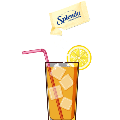 SplendaSweeteners summer refreshing iced tea sweetener Sticker