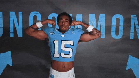 University Of North Carolina Football GIF by UNC Tar Heels