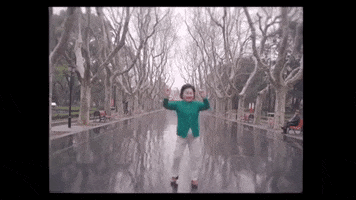 happy dancing party hard khruangbin asian lady GIF