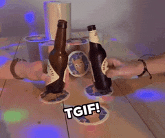Cheers Friday GIF by WorkplaceBuddy
