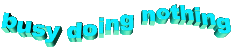 nothing doing Sticker by AnimatedText