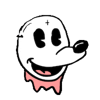 the simpsons mickey Sticker by deladeso