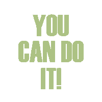 You Can Do It Sticker by Clique Fitness