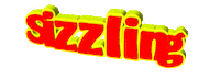 text sizzling Sticker