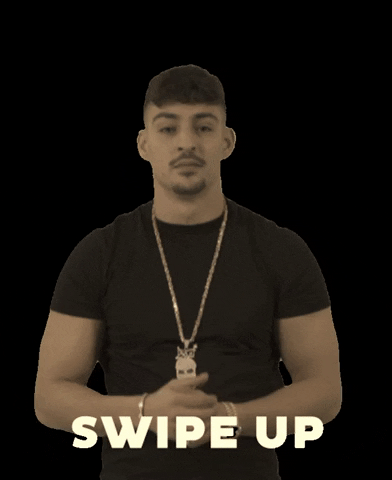 Swipe Up GIF by The Millionaires Club