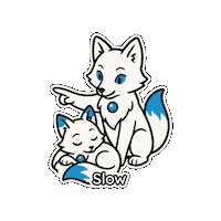 Fox Relaxing Sticker