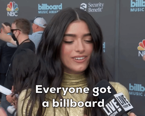 Everyone got a billboard