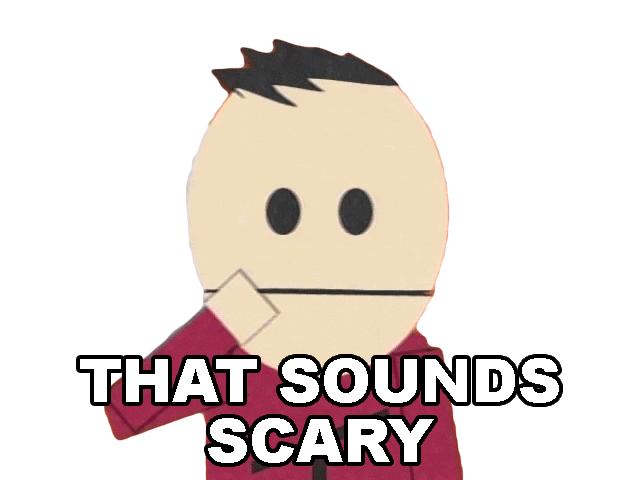Scared Scary Halloween Sticker by South Park