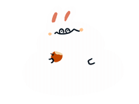 Rabbit Eat Sticker