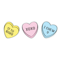 Valentines Donuts Sticker by SASSYWOOF