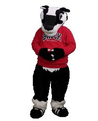 The Wave Laughing Sticker by Brock University