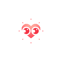 In Love Hearts Sticker