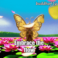 Flower Peace GIF by BuddhaFlyJourney