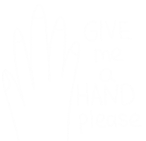 Hand Help Me Please Sticker