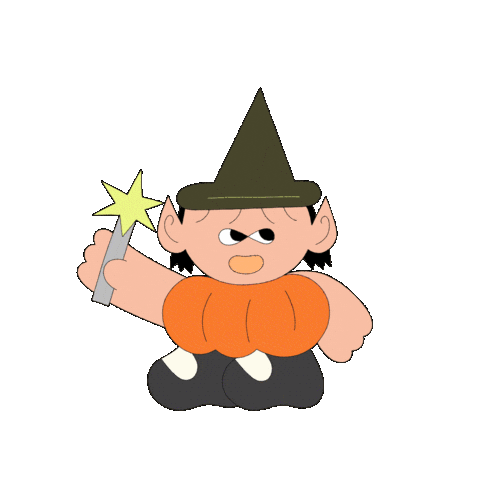 Halloween Witch Sticker by Trixie The Pixie