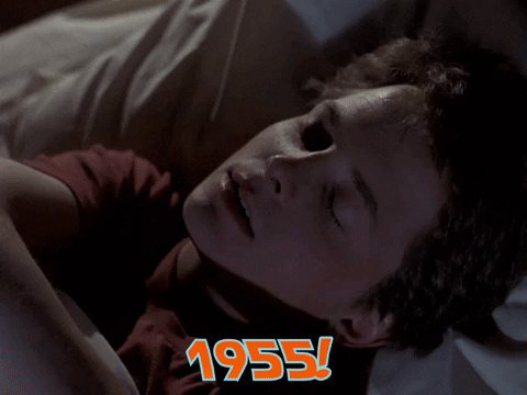 Wake Up Shock GIF by Back to the Future Trilogy