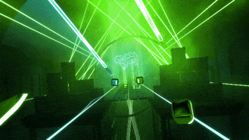 BeatSaber vr green day virtualreality beat saber GIF