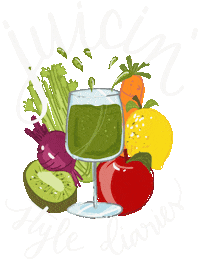 Juicing Super Food Sticker by Karina Reske