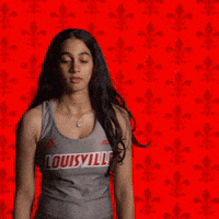Track Field Go Cards GIF by Louisville Cardinals