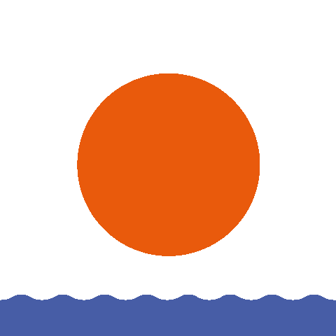 Ocean Soleil Sticker by A Marée Haute