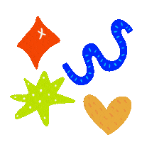 MAKERBUG fun sparkle colorful abstract Sticker
