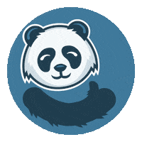 Instructure thumbs up good job panda canvas Sticker